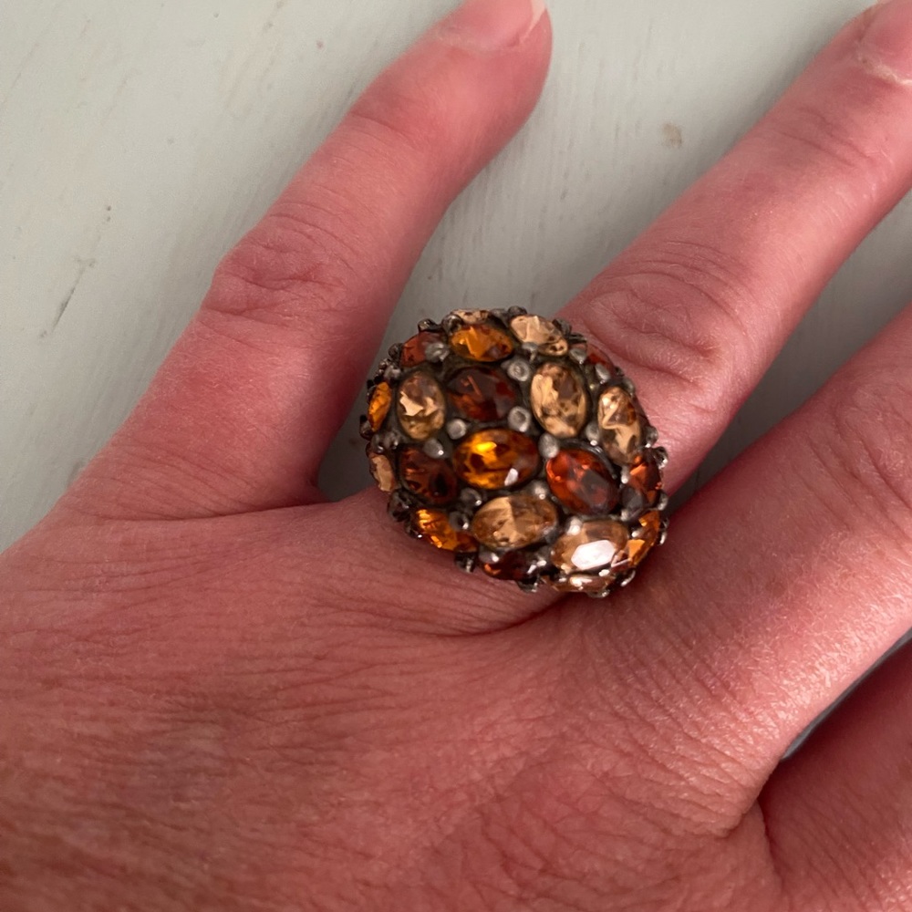 Bronze jewel ring
